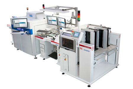 Automatic X-ray system in a inspection island (offline)
